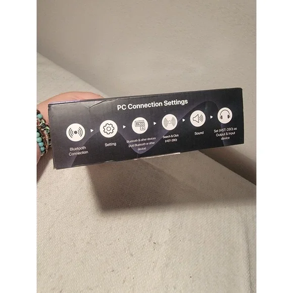 Necode HST - 280 Wireless Bluetooth Headset with noise cancelling Microphone NOB